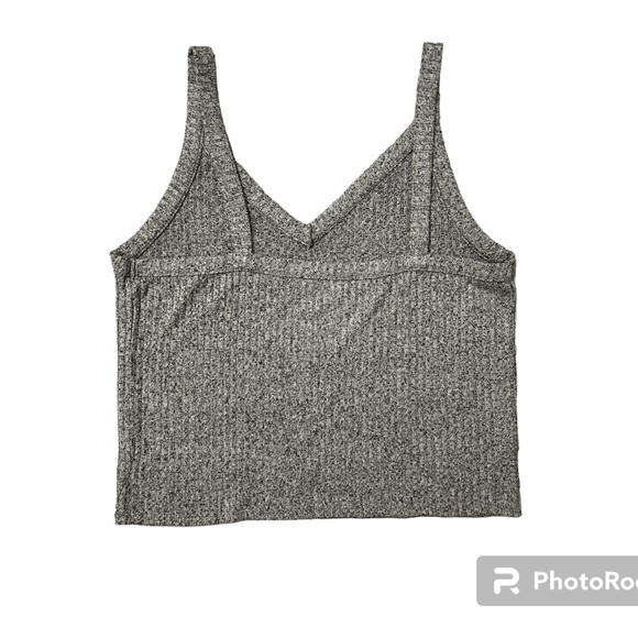AE Soft charcoal grey ribbed tank - Picture 2 of 4